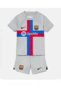 Barcelona Babyklær Tredje Fotballdrakt til barn 2022-23 Korte ermer (+ Korte bukser)
